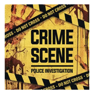 Servetter Crime Scene - 20-pack
