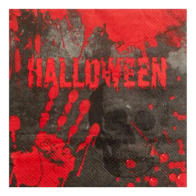 Servetter Dödskallar - 16-pack