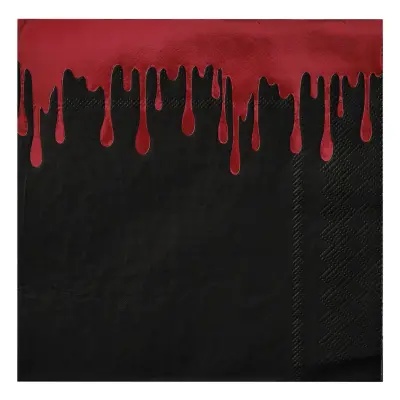 Servetter Rinnande Blod - 16-pack