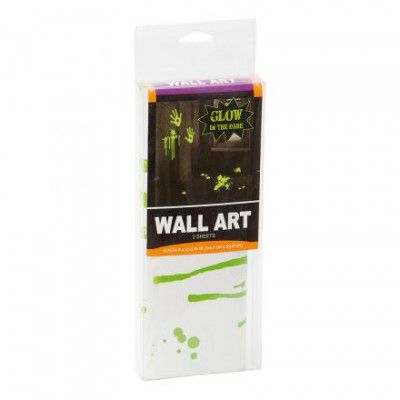 Självlysande Blodstänk Väggdekoration