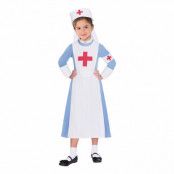 Sjuksköterska Retro Barn Maskeraddräkt - Large