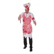 Slaktare med Blodstänk Maskeraddräkt
