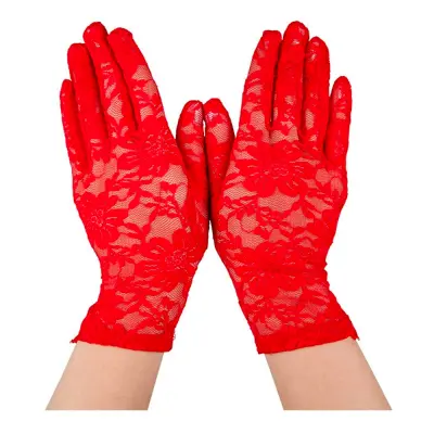 Spetshandskar Röda - One size