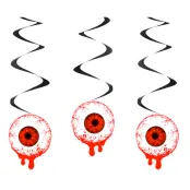 Swirls Blodiga Ögon Hängande Dekoration