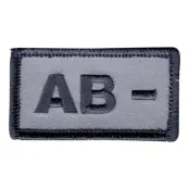 Tygmärke Blodtyp - AB-