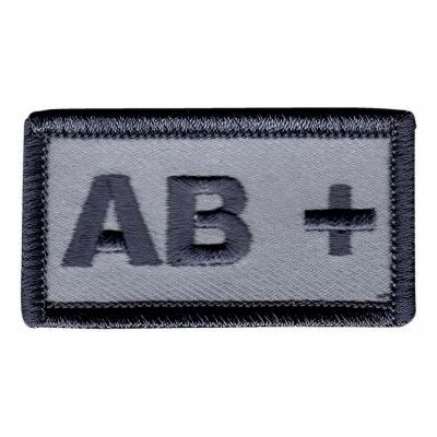 Tygmärke Blodtyp - AB+