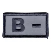 Tygmärke Blodtyp - B-