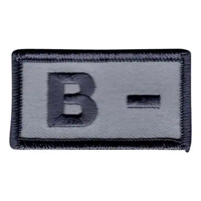 Tygmärke Blodtyp - B-