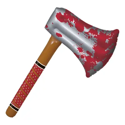 Uppblåsbar Yxa Blodig