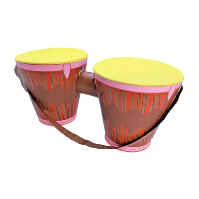 Uppblåsbara Bongotrummor