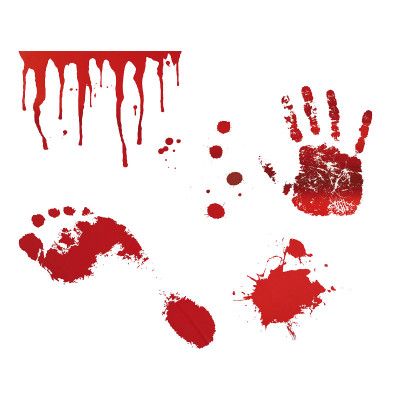 Vägg- och Golvstickers Blodbad