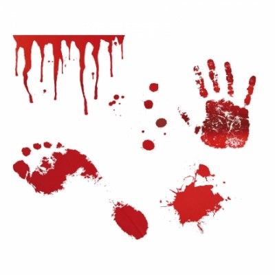 Vägg- och Golvstickers Blodbad