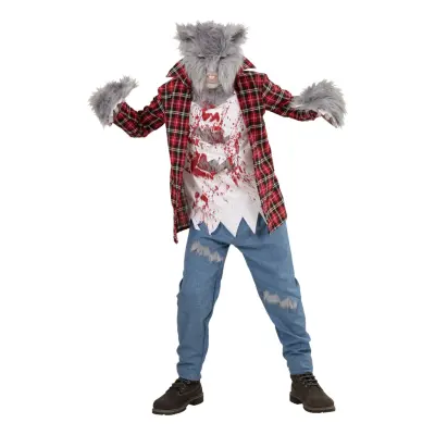 Varulv Barn Maskeraddräkt - X-Large