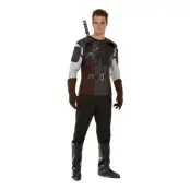 Vild Medeltida Jägare Maskeraddräkt - Large