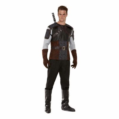 Vild Medeltida Jägare Maskeraddräkt - X-Large