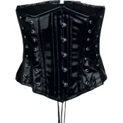 Burleska - Gothic Korsage - Scarlett - S L - för Dam - svart