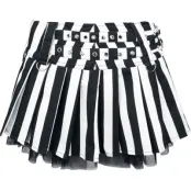 Burleska - Gothic Kort kjol - Lucy Skirt - S XXL - för Dam - vit/svart