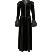 Burleska - Gothic Långklänning - Danika Dress - S XXL - för Dam - svart