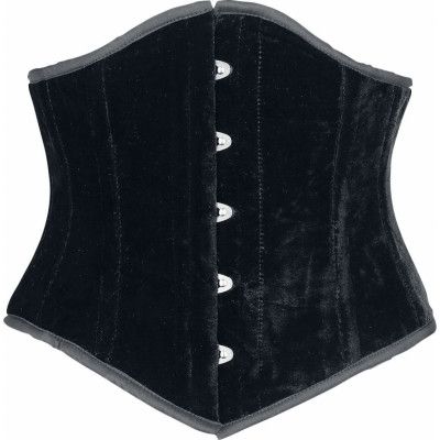 Burleska - Gothic Underbyst-korsage - Sexy Waspie Waist Cincher - S XL - för Dam - svart