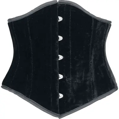 Burleska - Gothic Underbyst-korsage - Sexy Waspie Waist Cincher - S XL - för Dam - svart