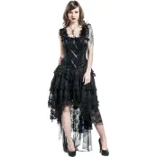 Burleska Långklänning - Ophelie Dress - S 3XL - för Dam - svart