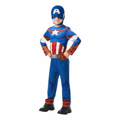 Captain America Barn Maskeraddräkt - Small