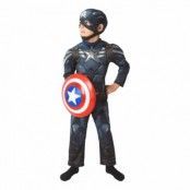 Captain America Deluxe Barn Maskeraddräkt