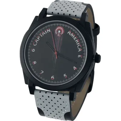 Captain America - Marvel Armbandsur - Shield - för  flerfärgad