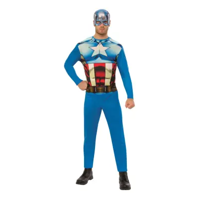 Captain America Maskeraddräkt - Standard