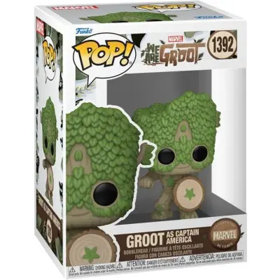 Marvel - We Are Groot - Groot as Captain America vinylfigur 1392 - Funko Pop! - Funko Shop Europe