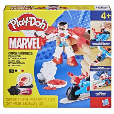 Play-Doh Marvel Captain America Moto-slicer - Play-Doh -  Leksaksaffären