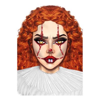 Ansiktssmycken Clown Face - One size
