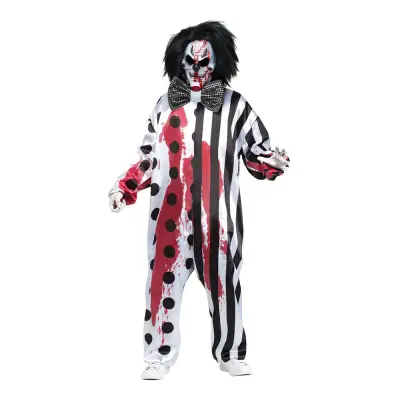 Blödande Clown Maskeraddräkt - One size