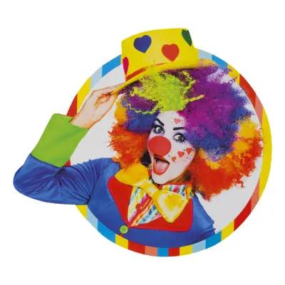 Cirkusclown Väggdekoration