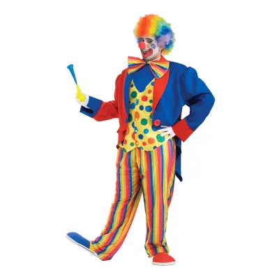Clown Plus-size Maskeraddräkt