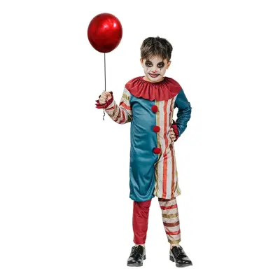 Clown Vintage Barn Maskeraddräkt - Large