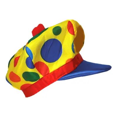 Clownkeps med Prickar - One size