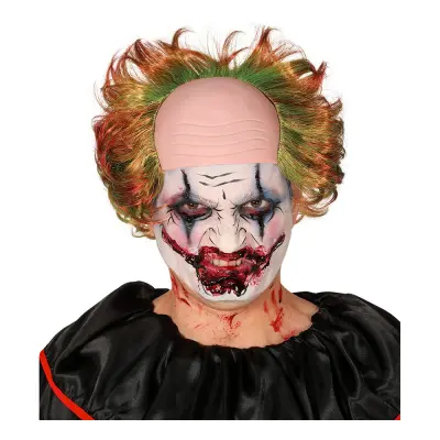 Clownperuk Flerfärgad med Flint - One size