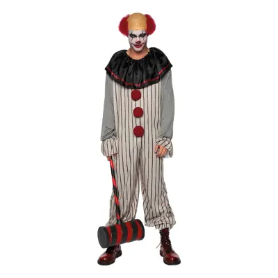 Creepy Clown Deluxe Maskeraddräkt - One size