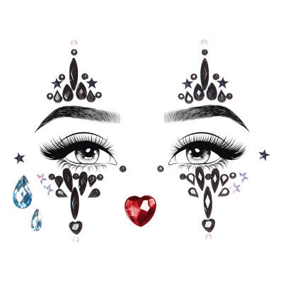 Face Jewels Harlequin Deluxe