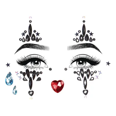 Face Jewels Harlequin Deluxe