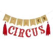 Girlang Cirkus med Bokstäver