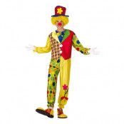 Glad Clown Maskeraddräkt - One size