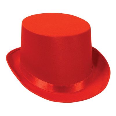 Höghatt Satin - Röd