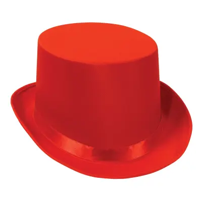 Höghatt Satin - Röd