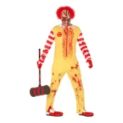 Happy Clown Halloween Maskeraddräkt - X-Large
