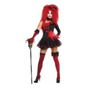 Harlequin Klänning Maskeraddräkt - Small