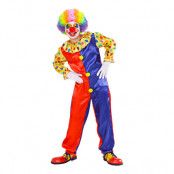 Klassisk Clown Barn Maskeraddräkt - Large
