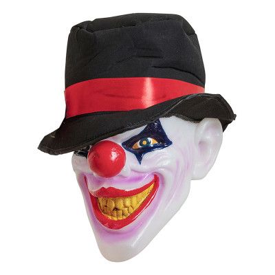 Läskig Clown med Belysning Prop