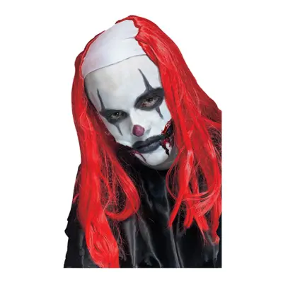 Läskig Clown Peruk - Blå